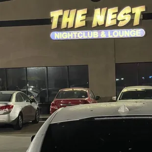 the front of the nest