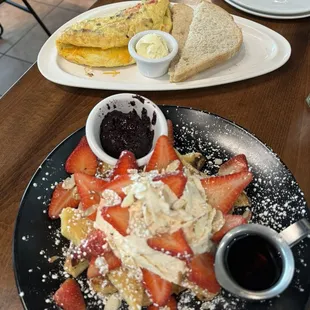 French Toast Salmon Lox Sandwich