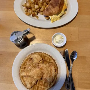 Chicken &amp; Waffles and the Breakfast Sandwich