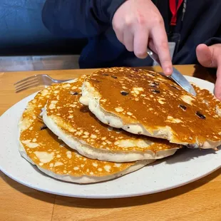 The biggest, fluffiest pancakes I have ever seen