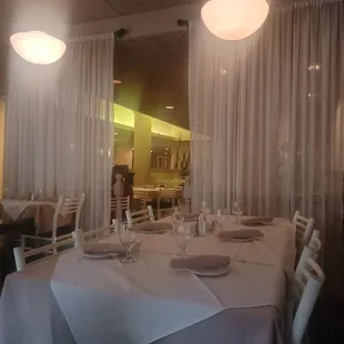 a table set for a meal