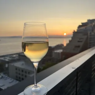 Chardonnay &amp; sunset views