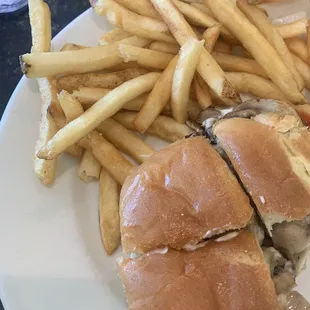 Mushroom and Swiss Burger