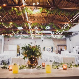 We love this green ceiling-scape!