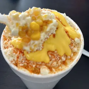 Elote in a cup