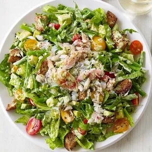 a plate of salad