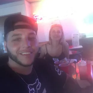 Having lunch at the new bobkatz great food and great people