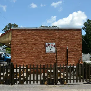 From Main St. - Outside Dining Area