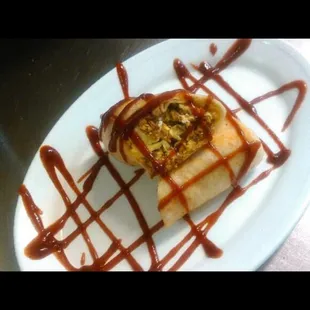 BBQ breakfast burrito