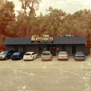the parking lot