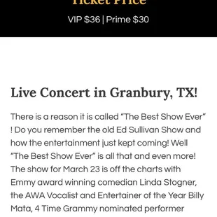 You never know who you'll see in Granbury!