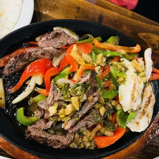 Chicken &amp; Steak Fajitas