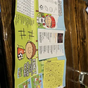 Kid&apos;s Menu