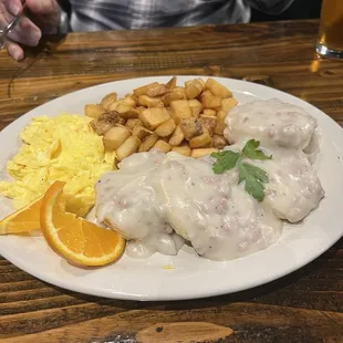 Biscuits and gravy