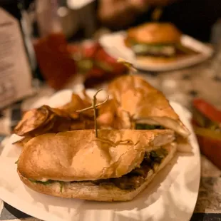 Blackened Aligator Poboy