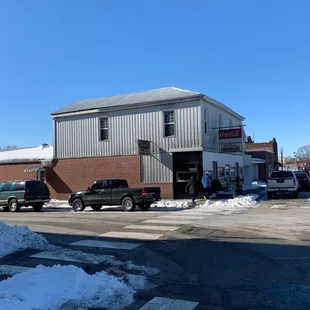 the outside of the building