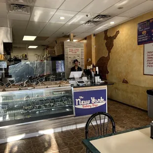 the interior of the restaurant