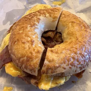New York Style bagel Sandwich