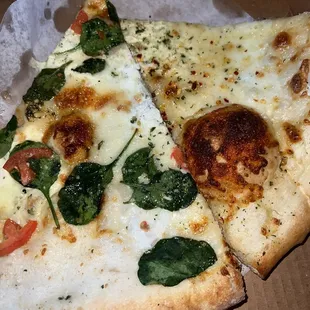 Veggie Pizza and The White Pizza
