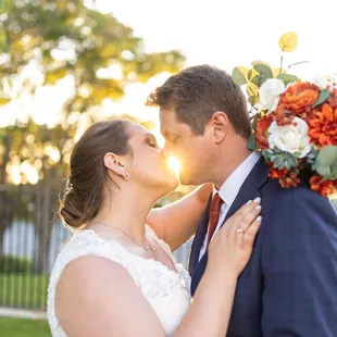 Newland Barn Wedding October 21, 2023  Photos by Tom Keene LAdigitalPhoto.com   At Sunset, a moment alone