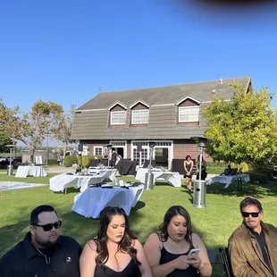 More of the grounds, with the Barn in the background..