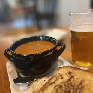 Tomatoe Red Pepper soup: burger brought me back. From the best burger ever on my first trip to the best tomatoe soup ever on my second!