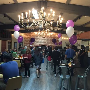 Birthday party in The Commons. To celebrate the founder of the Japanese Friendship Garden.