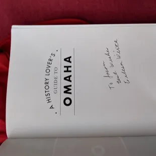 Author Signed today 7/24/2021