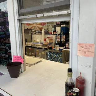 Pick up window