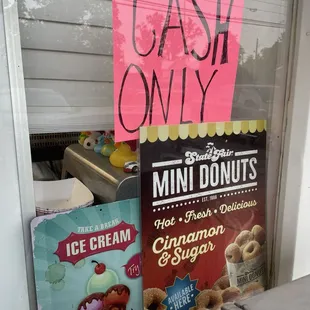 Cash only