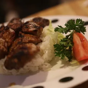 anticucho - one chicken, one beef