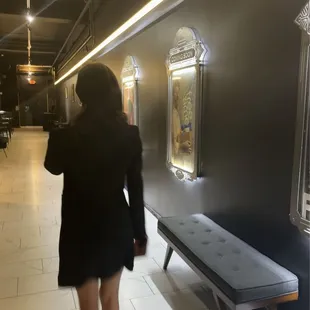 Inside display of movies