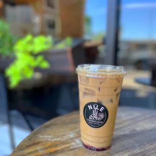 Blueberry chai (dirty- 2 shots)