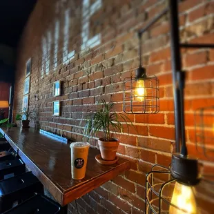 Pistachio cherry latte