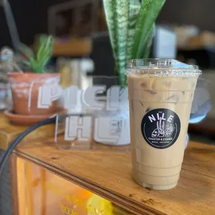 Blueberry chai w/ 2 shots of espresso