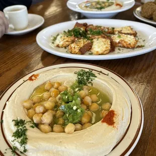 2. Hummus Fried Arabic cheese