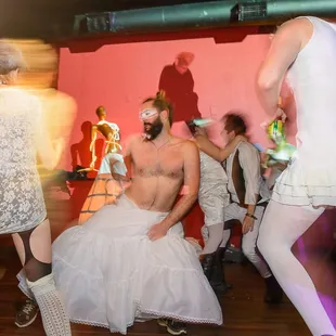 White Out party at Red Light