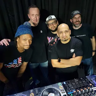 BCEE and Repercussions crew at the Nines bar