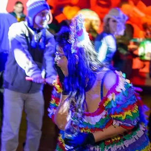 VeVa Va-Voom made an appearance at Red Light in her adorable pinata costume and this gentleman said, &quot;I&apos;d hit that!&quot;