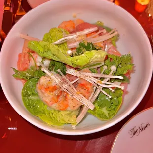 Shrimp &amp; avocado salad