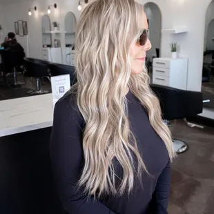 3 rows Bead and Knot Rows hair extensions