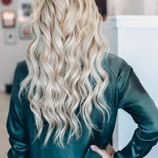 3 rows beaded wefts