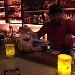 21st Amendment (the cocktail name) being created.