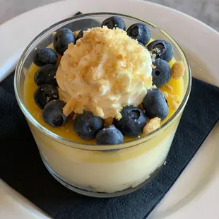 Blueberry Lemon Posset