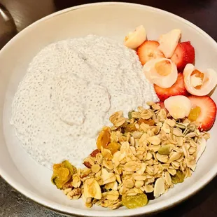 Chia pudding with coconut milk ....so yummy