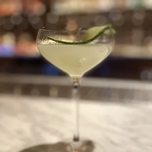 Cucumber Martini was delicious!!