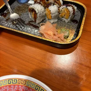 My moms sweet potato sushi