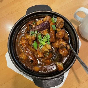 Eggplant and Pork Rib in Casse