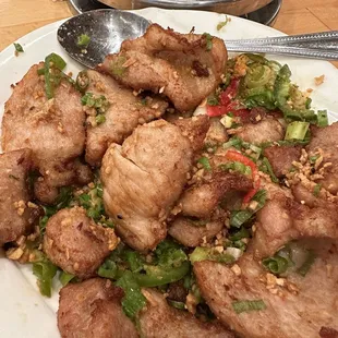 Salt and Pepper Pork Chop