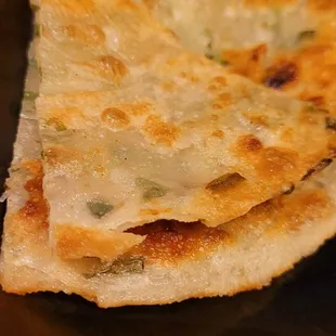 Green onion pancakes.